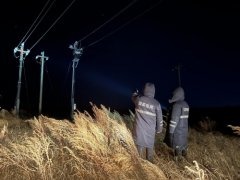 满洲里公司：积极应对大风天气 保障电网安全运行