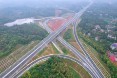 中国二冶白南高速第二合同段项目正式建成通车